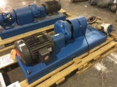 Viking skid mounted pump with 20 hp motor