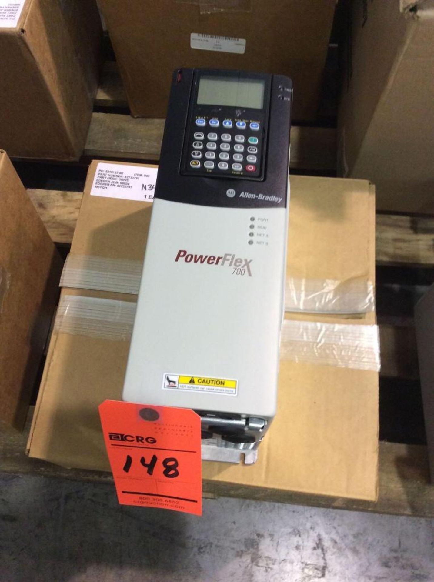 Allen Bradley Powerflex 700 drive, 8 hp max