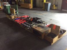 Lot of asst machine shop tooling including, drills, cutters, tool holders, grinder parts, etc