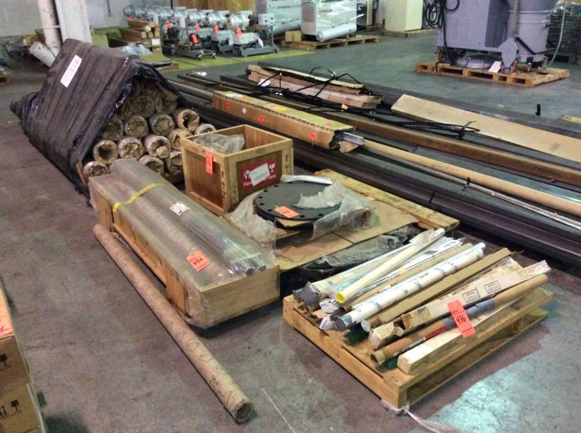 Lot of asst steel stock including square tube, welding rods, and asst parts - Image 2 of 5