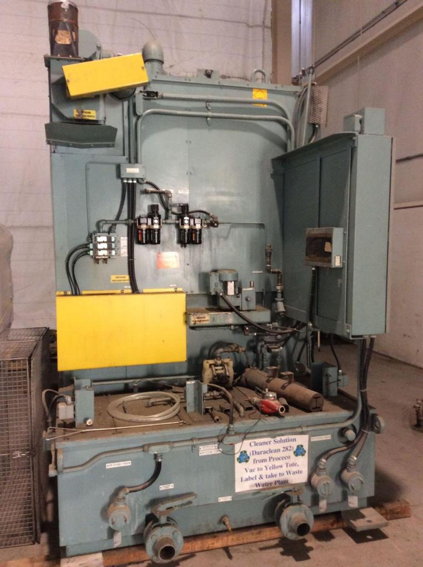 Proceco 48" rotary, 2-stage parts washer, mn FTT-50-48-E-2500-2-2RD-HBO-SS301, sn 96248, Siemens - Image 6 of 6