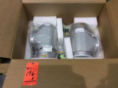 Lot of (5) VAT 6" HV angle valves mn 26344-QA41-0002/0048 (NEW IN BOXES)