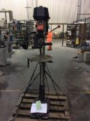 Craftsman 17" floor type drill press with laser-trac, mn 152.229010, 0532-W, 3/4 hp, 1 phase, 1725