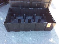 Lot of (+/-260) 44" x 23" x 12" deep plastic storage crates