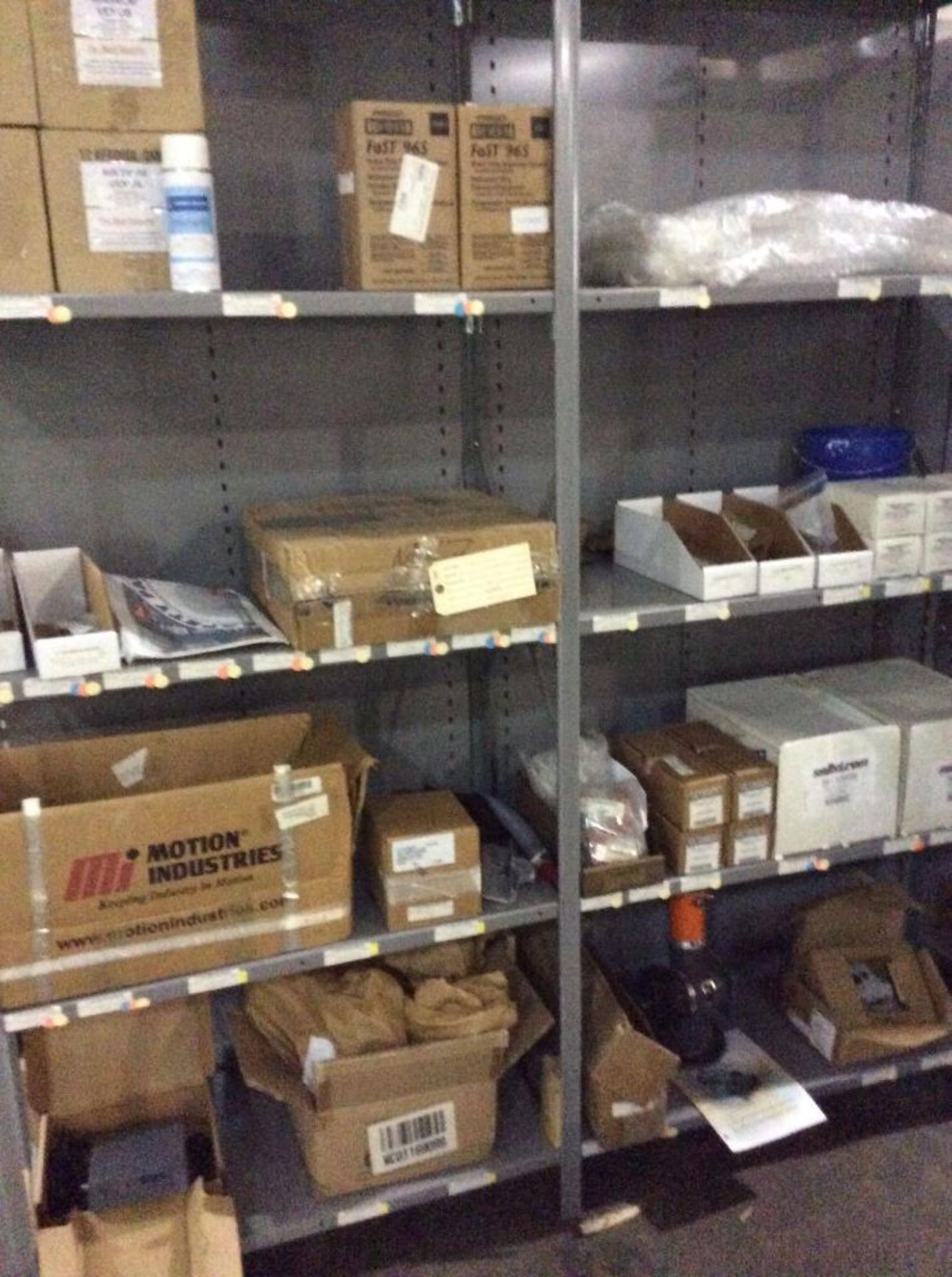 Lot of asst parts and components, contents of 4 rows of shelving (SHELVING NOT INCLUDED) - Image 10 of 13