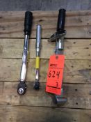 Lot of (3) asst torque wrenches