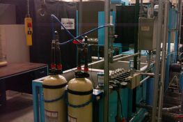 Dye penetrant line consisting of the following : Pre-clean station with 30" x 30" heated dip tank