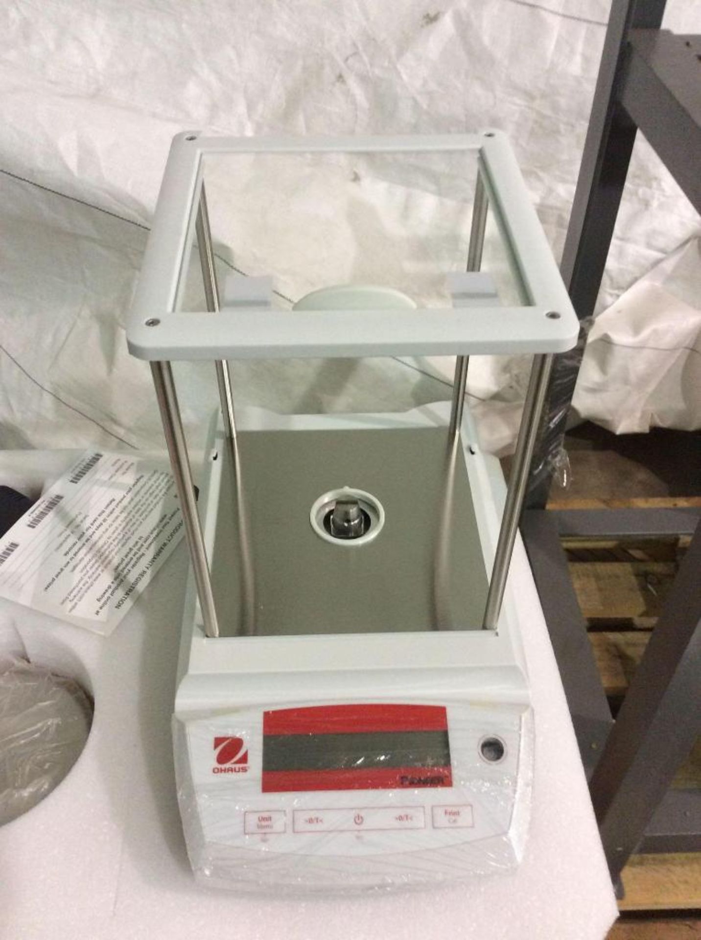 Ohaus digital scale, mn PA313 with Standridge 12" x 18" surface plate and stand (NEW IN BOXES) - Image 2 of 2