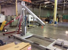 Aluminum portable engine hoist, 333 lb load test capacity