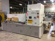 2008 Ransohoff parts washer mn LEANOVEYOR, sn 5008, 24" wide x 14' SS mesh conveyor belt, 480