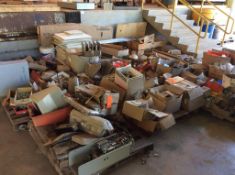 Lot of fittings and parts, contents of 12 skids