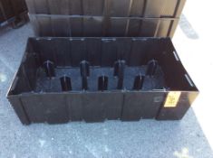 Lot of (+/-260) 44" x 23" x 12" deep plastic storage crates