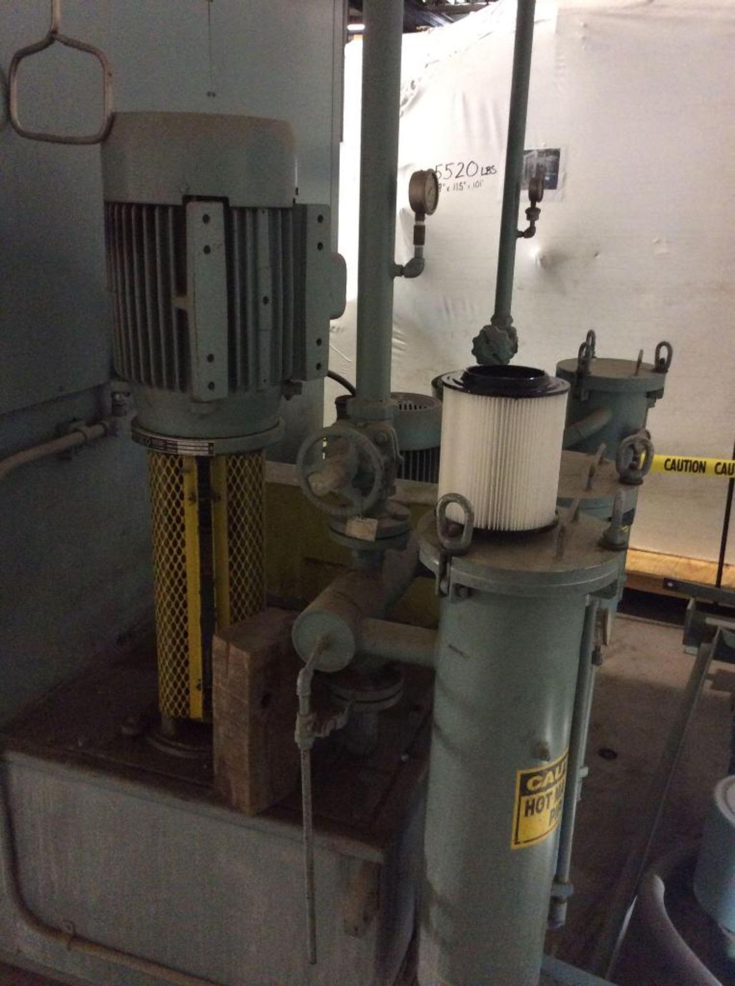 Proceco 48" rotary, 2-stage parts washer, mn FTT-50-48-E-2500-2-2RD-HBO-SS301, sn 96248, Siemens - Image 3 of 6