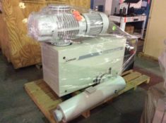 Leybold vacuum pump, mn SP630, approx 20 hp motor, 3 phase NEW