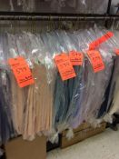 Lot of (56) assorted tablecloths, including (12) red, 90" diam, (1) lilac, 90" diam, (39) assorted 8