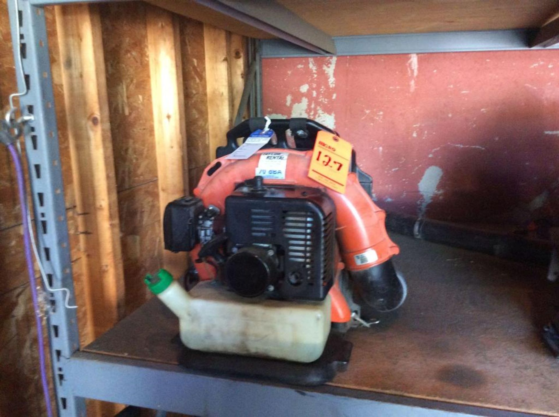 Husqvarna, MN 70dBa, backpack style, gas powered leaf blower