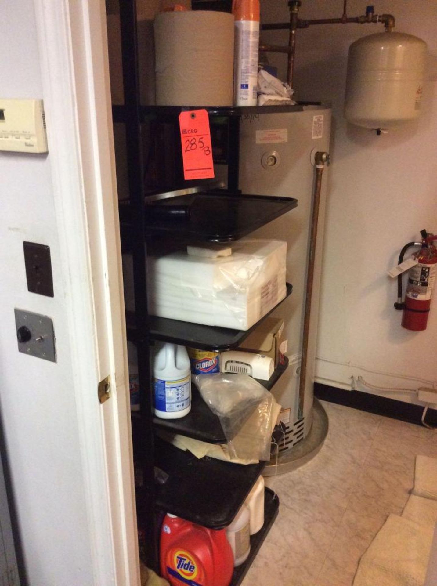 Lot of asst kitchen appliances (coffee makers, microwave, etc), asst dishware, and cleaners - Image 2 of 4