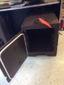 Lot of (3) Cambro, hot/cold chafer transport carriers