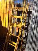 (4) assorted scaffolding ladder attachments, subject to entirety bids