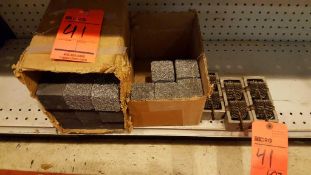 Lot of assorted grinding parts and accessories for Edco grinder