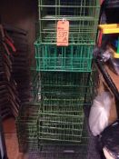 Lot of (40+/-) asst size Sani-Stack/other dish and glassware racks - located at store