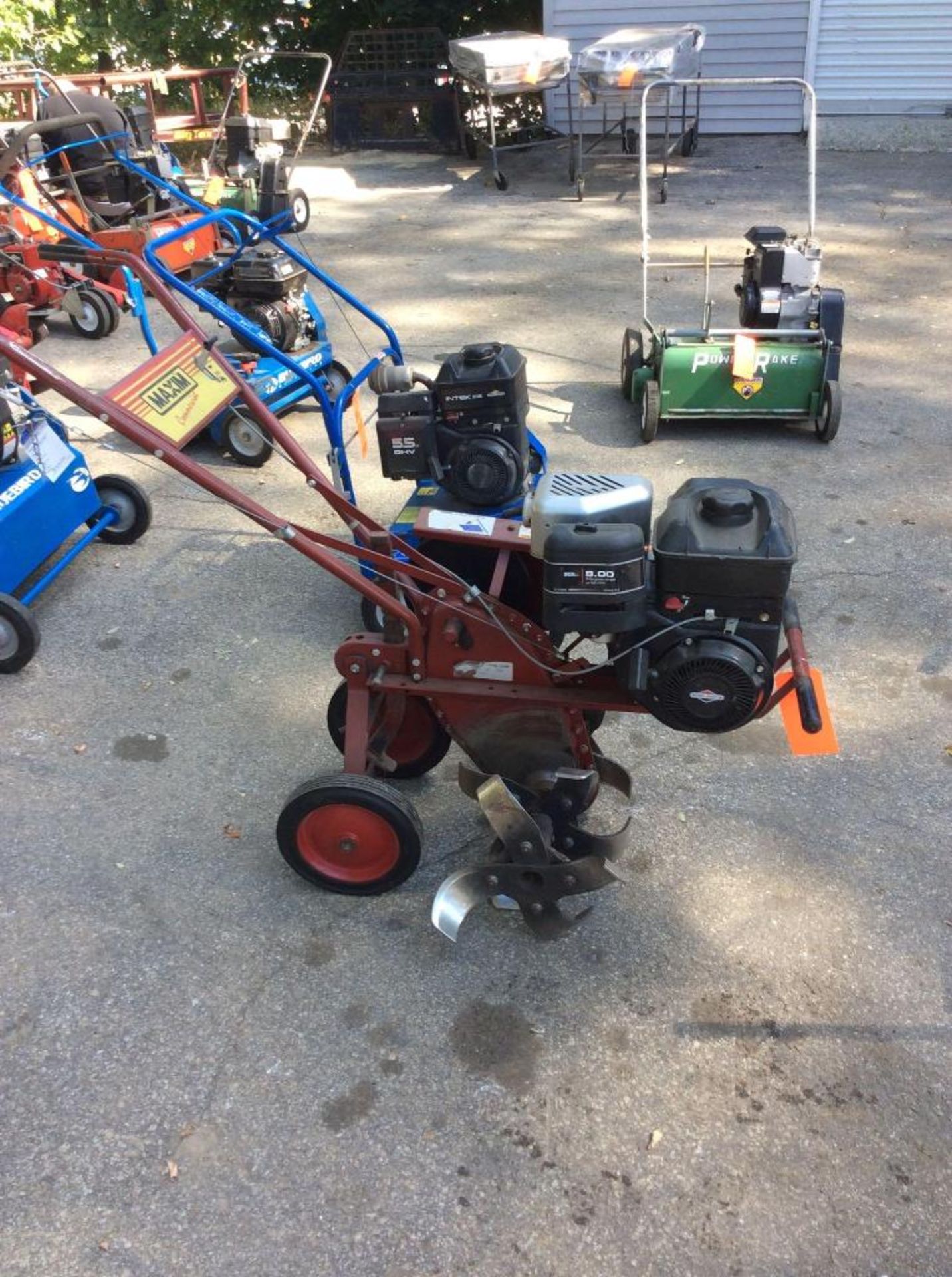 Maxim commercial, MN-NA, SN-NA, 8 hp, 205 cc, gas engine, front tiller