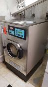 Pellerin Milnor Corp., model MWR16J5, SN 140116360, electric, commercial washer, stainless steel, 4.
