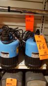 Lot of (4) Master Plumber, model number 54009 4, 1/4 HP, 1 phase, sump pumps