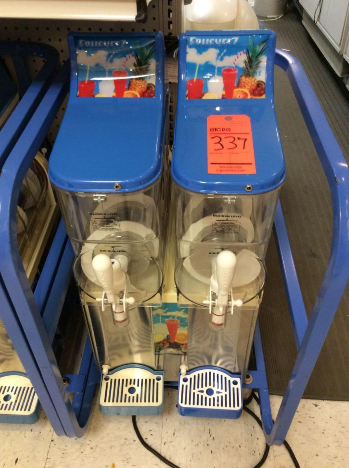 2 sided commercial grade Frusheez slushy machine - Image 2 of 3