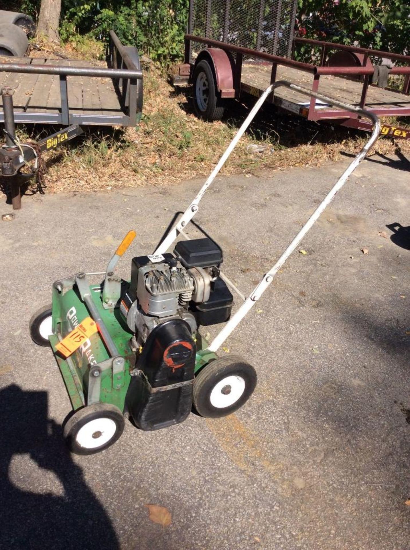 Kees power rake, MN-NA, SN-NA, with B/S 5 hp gas motor