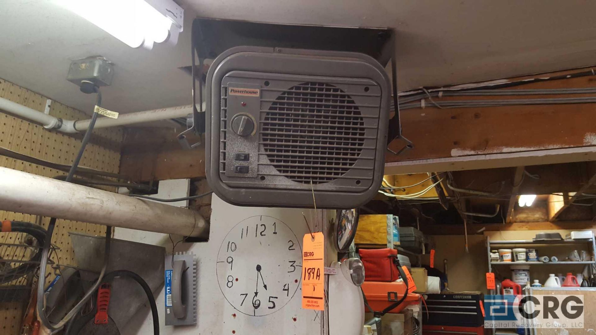 Powerhouse ceiling mounted electric heater/fan