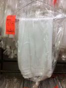 Lot of (23) assorted white tablecloths, including (11) 52" diam, (7) 7" diam, and (5) 72" diam, with