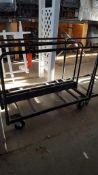 Lot of (4) asst panel/table carts