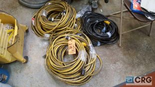 Lot of (10) assorted HD extension cords, (3) need plugs replaced