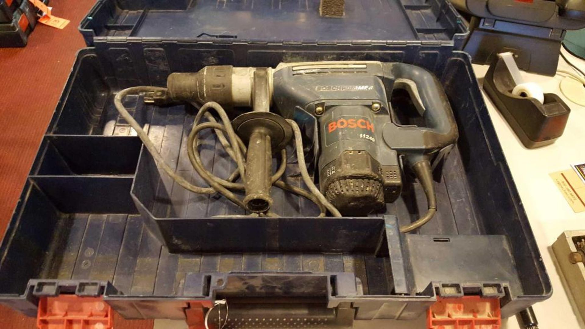 Bosch electric hammer drill, model number 112 40 with case