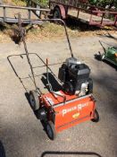 Kees power rake, MN101528, SN 15000, with B/S Intek 206 gas motor