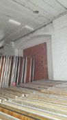 Lot of (10) assorted wood folding leg tables,'96" x 30", in warehouse