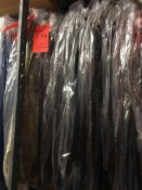 Lot of (25) 120" diam black table cloths