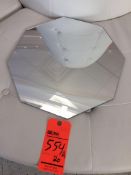 Lot of (20) mirrored octagon displays