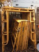 (42) 6' end walk-thru scaffolding frames, subject to entirety bids