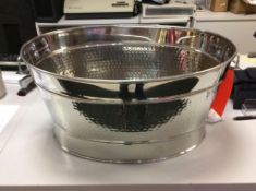 Lot of (4) stainless steel tubs