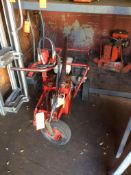 Little Beaver hydraulic, gas powered post hole digger, MN Hydraulic, SN H-4374, with 6" auger, and (