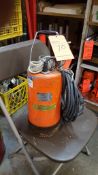 Multiquip electric sump pump, model number St - 2005cul2, 1/2 HP, 76 GPM, 1 phase, 2" capacity