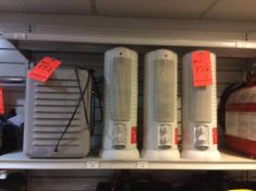 Lot of (9) assorted electric space heaters, (5) oscillating Accutemps, (3) Soleus air, model HC7-15-