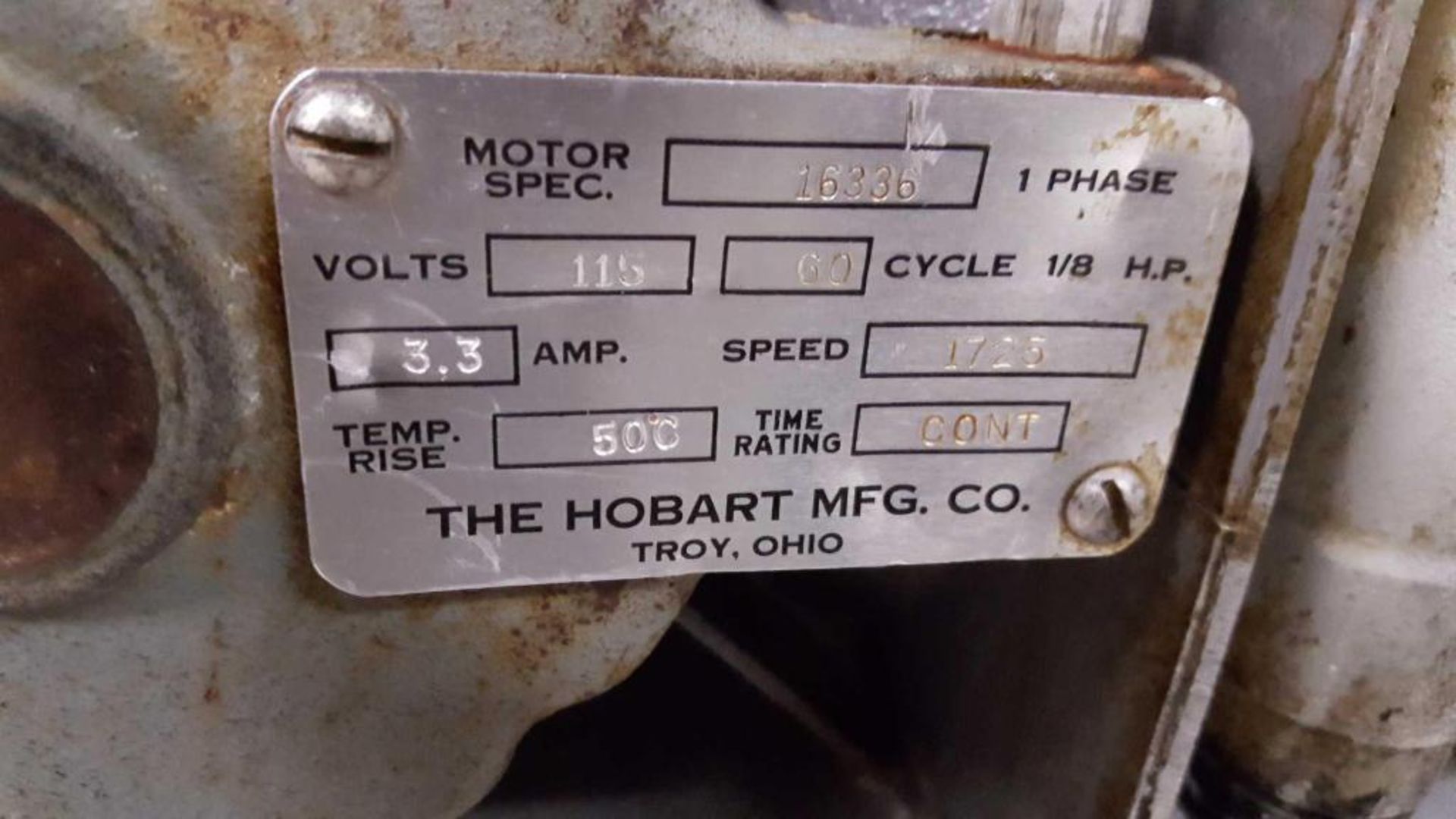 Hobart, stainless steel electric slicer, model NA, SN NA - Image 3 of 3