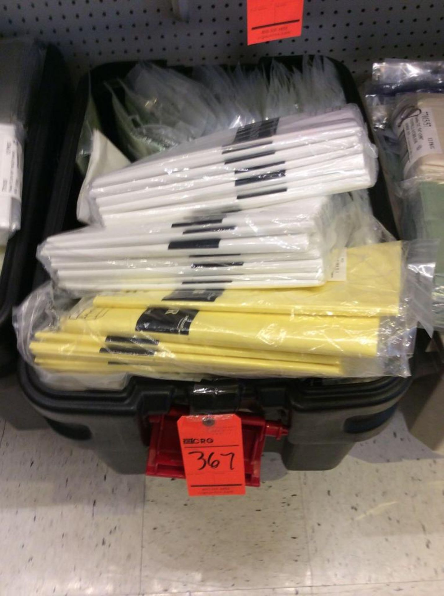 Lot of assorted plastic table covers