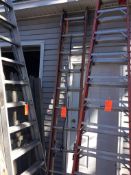 Louisville 18' fiberglass/aluminum extension ladder