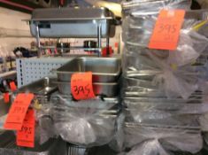 Lot of (37) asst chafer pans halfs, waters,and quarters