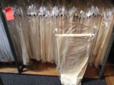 Lot of (48) ivory 120" round tablecloths