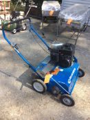 Bluebird, MN S22BSDA, SN 061074721, walk behind, gas powered seeder, with Honda gas motor.